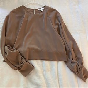 Brown Crop Top